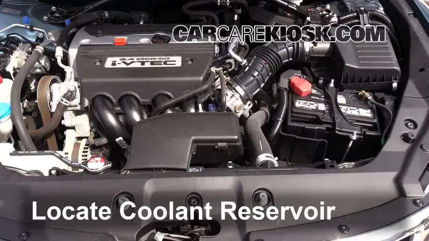 2013 Honda Crosstour EX-L 2.4L 4 Cyl. Coolant (Antifreeze) Add Coolant